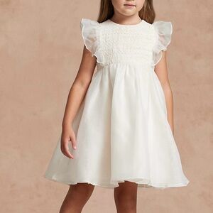 Ralph Lauren NWT toddler smocked silk organza Dress size 2T